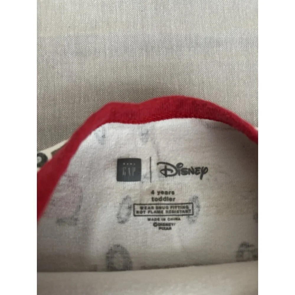 Disney Pixar Cars Pajama Set Long Sleeve/ Pant Set Boys Kids 4T